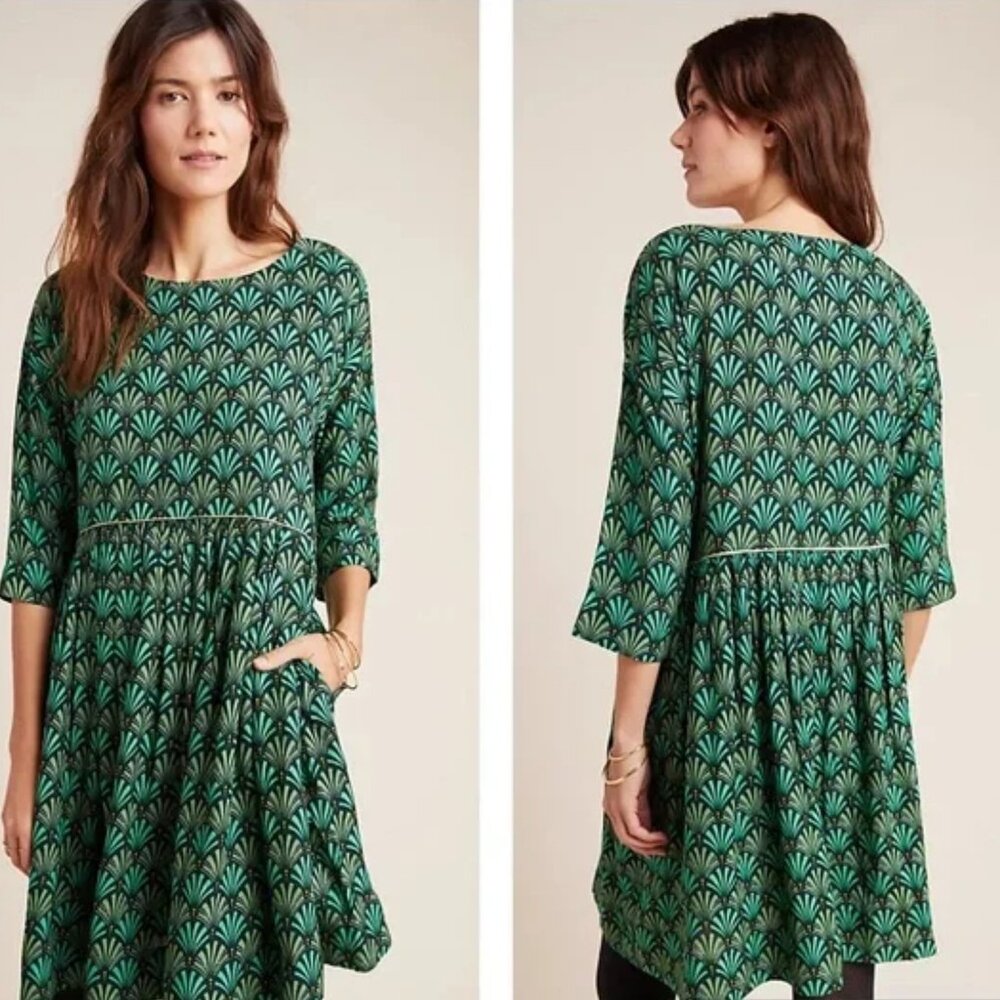 Anthropologie Magnolia Babydoll Tunic Dress M